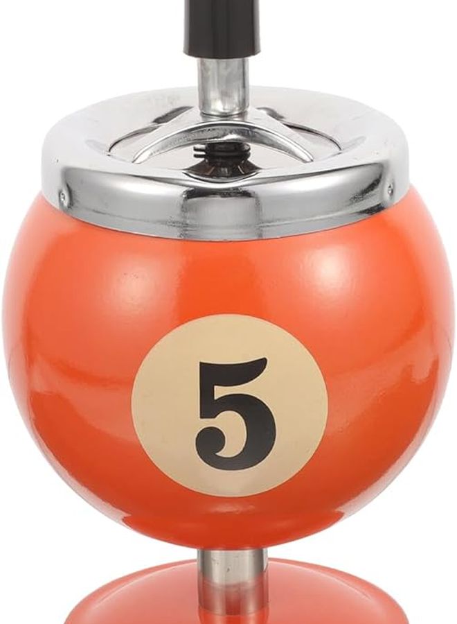 مطفأة سجائر معدنية مقاومة للرياح، تصميم آمن للإطفاء التلقائي بالضغط، مدمج ويوفر المساحة. - Image 1